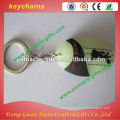 Luminous silicone keychains with customized logo